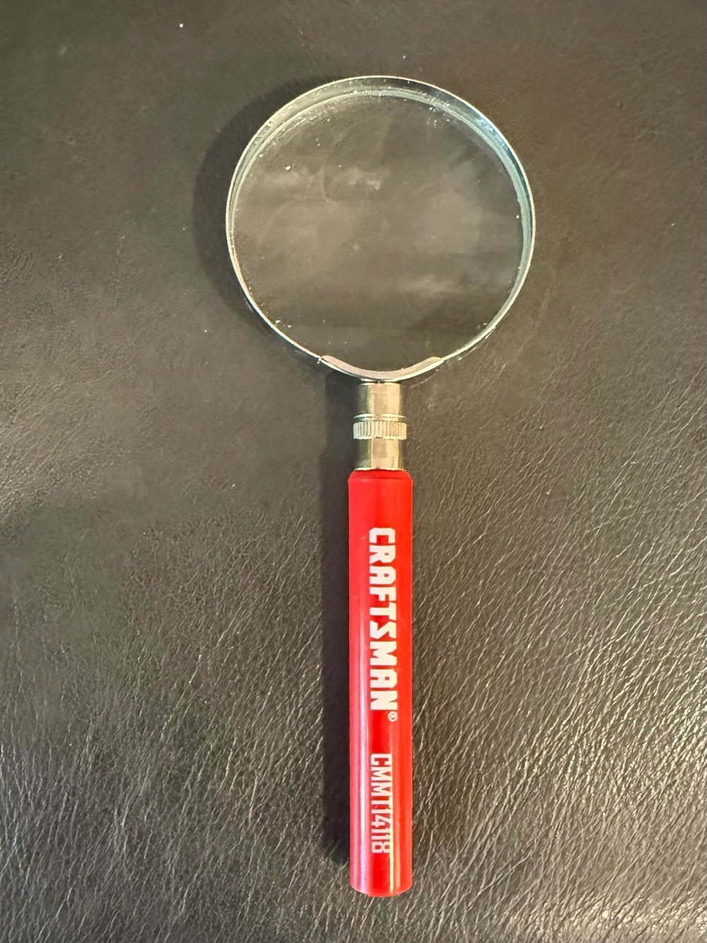 Craftsman Red Handheld Magnifying Glass